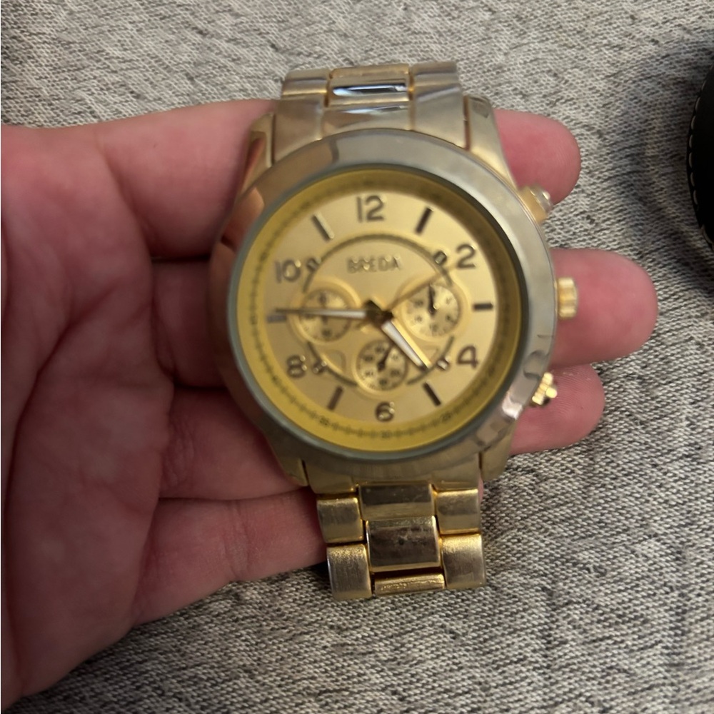 Gold and Yellow Watch